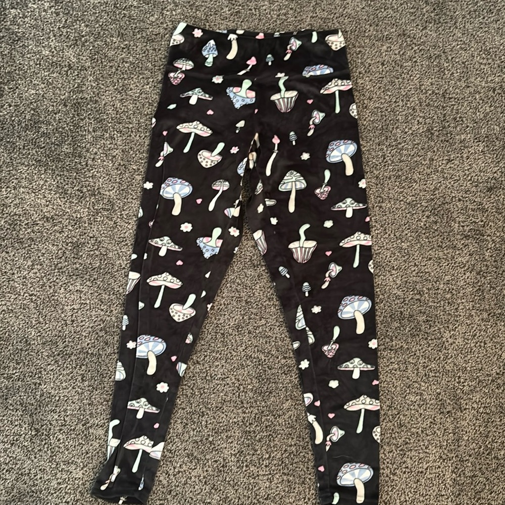 Super soft, psychedelic mushroom PJ lounge pants
